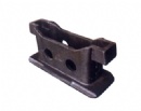 Railway wagon hook support seat